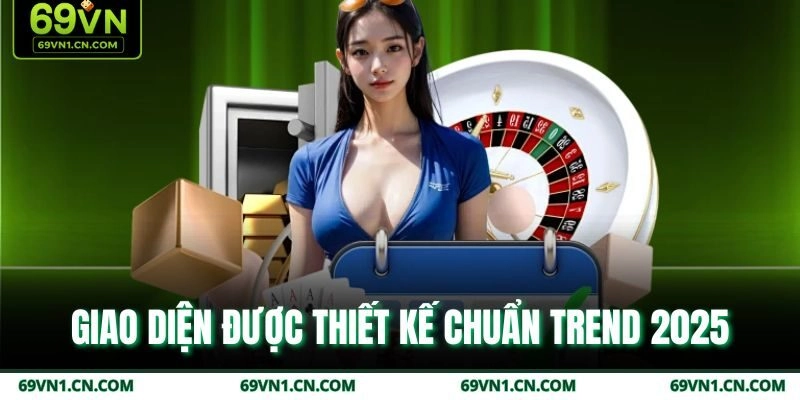 Giao diện được thiết kế chuẩn trend 2025 Giao diện được thiết kế chuẩn trend 2025
