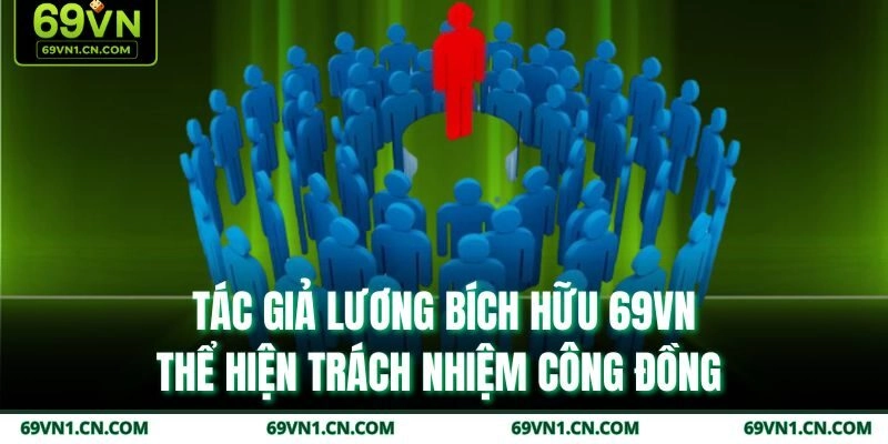Tác giả Lương Bích Hữu 69VN thể hiện trách nhiệm công đồng 