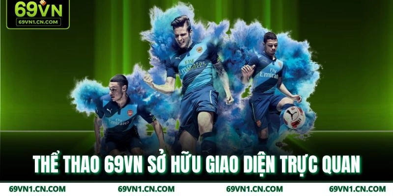 Thể thao 69VN sở hữu giao diện trực quan Thể thao 69VN sở hữu giao diện trực quan